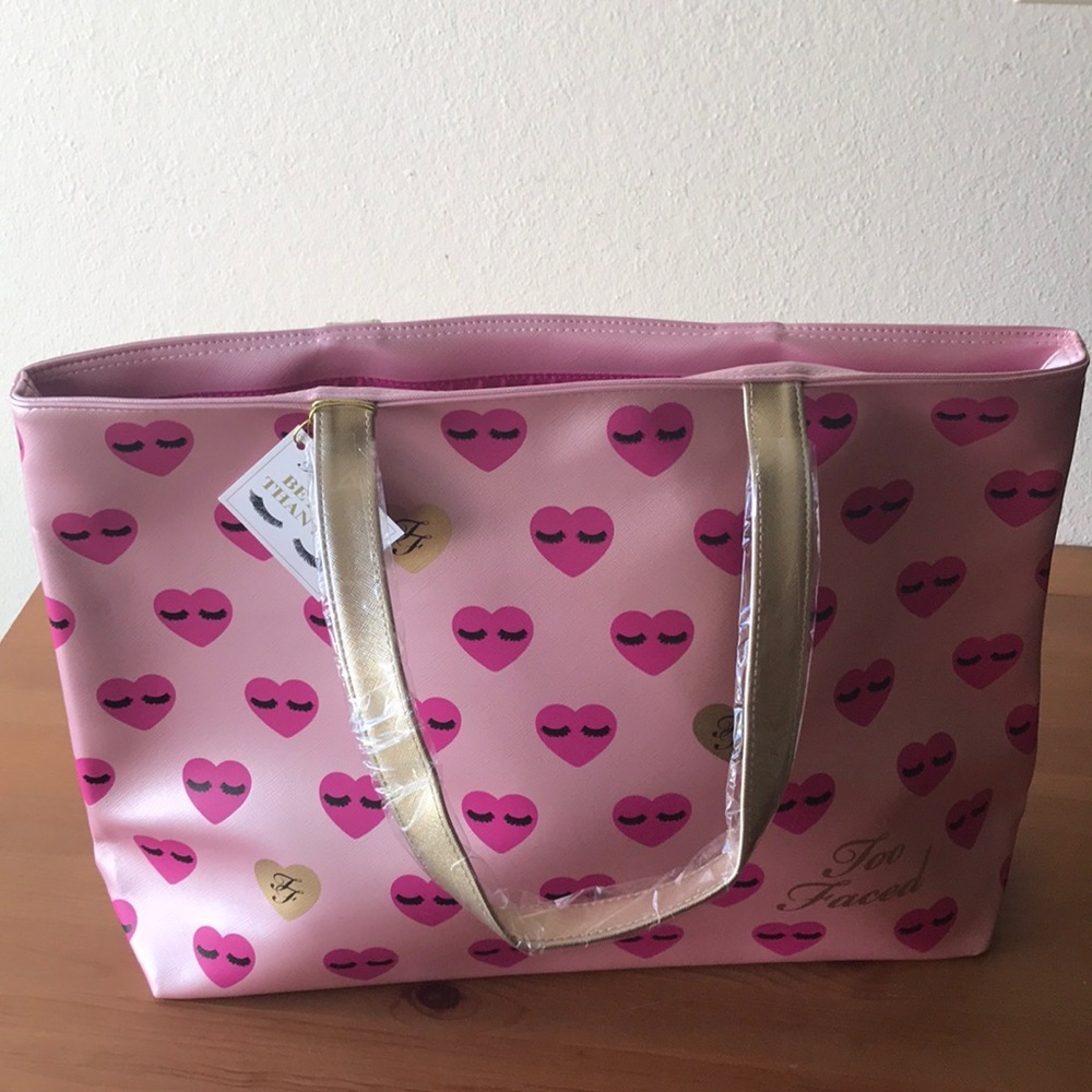 NWT Too Faced Better Than Sex tote bag
